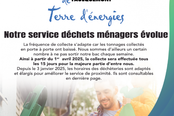 Le service des déchets évolue !