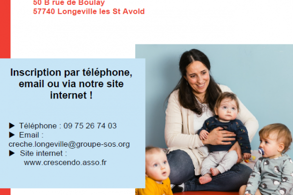 Longeville-lès-St-Avold : places en crèche disponibles !