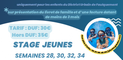 Stages de natation !