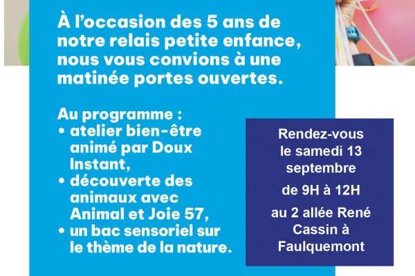 Le Relais Petite Enfance du DUF fête ses 5 ans !