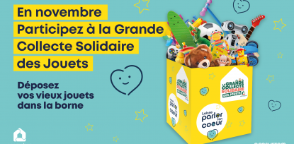 Grande collecte solidaire de jouets du 1er au 30 novembre 2025