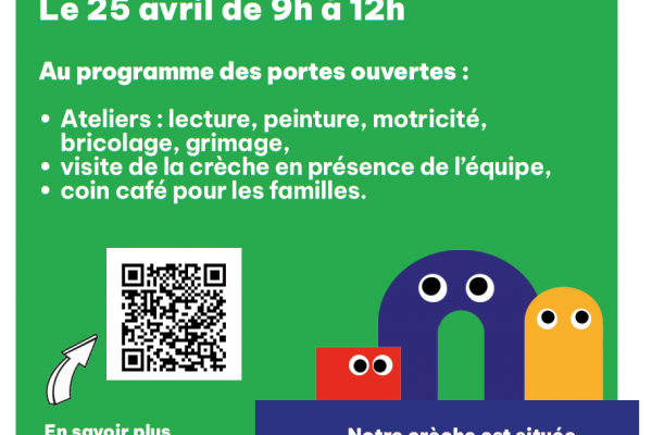 Portes ouvertes à la crèche TAM TAM & DOUDOUS !