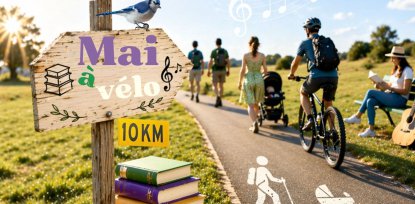 Sortie vélo/marche organisée par les bibliothèques du DUF