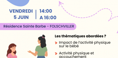Atelier APA & Périnatalité à Folschviller !