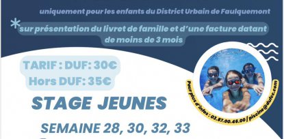Piscine du District – Été & Saison 2026-2027 !